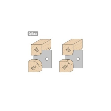 Teste portacoltelli con multiraggio concavo